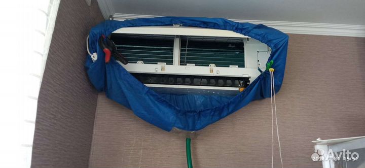 Установка сплит-систем,Закладка трассы,Чистка