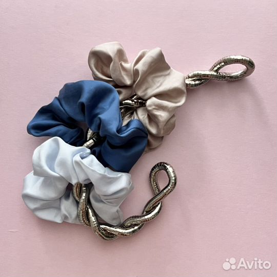 Резинки для волос из тенселя, набор, новые