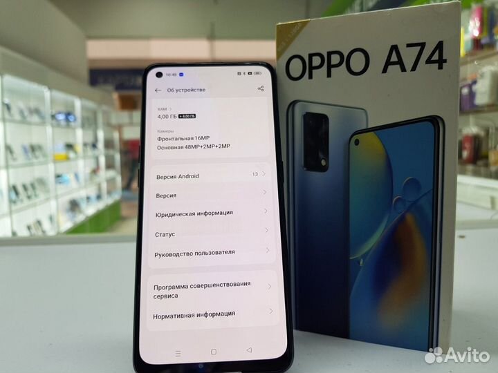 OPPO A74, 4/128 ГБ