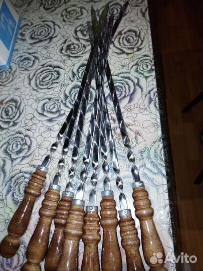 Шампура 8шт новые из нержавейки