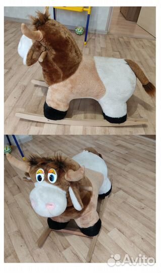 Игрушка качалка Бычок