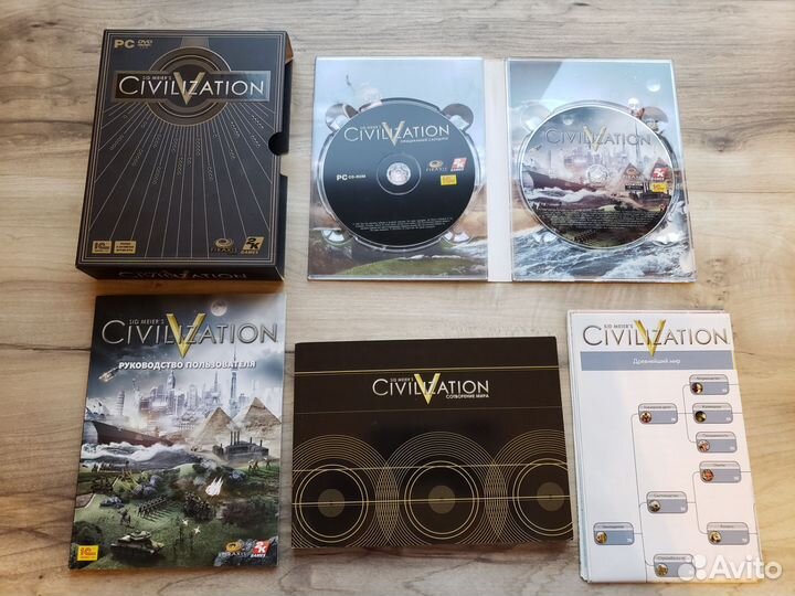 Подарочное издание игры Civilization V sid meier's