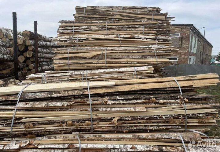 Дрова, Горбыль берёзовый, Обрезки, Опилки, Берёза