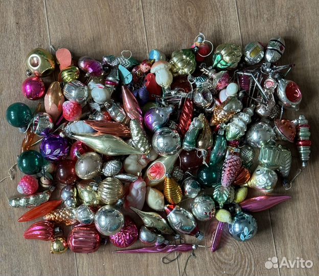 Елочные игрушки СССР, 115+ штук