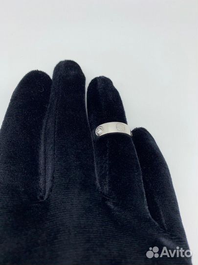 Кольцо обручальное с бриллиантами 750