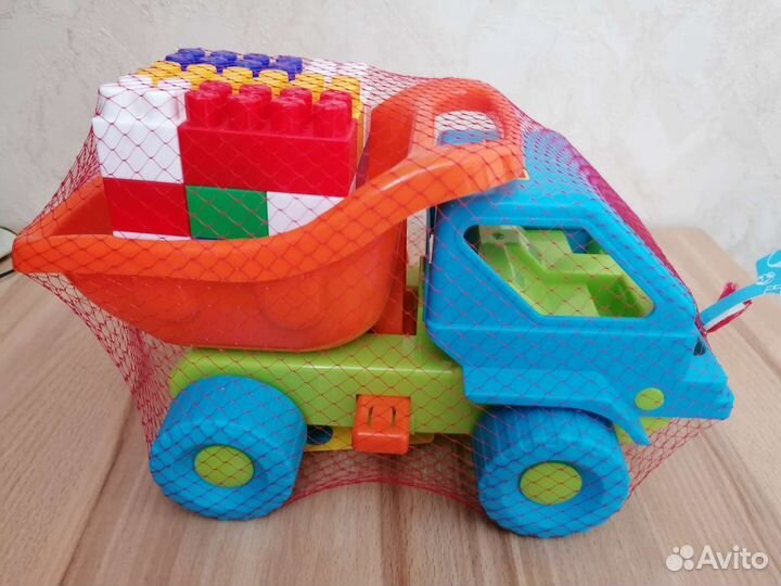 Набор самосвал+конструктор Полесье