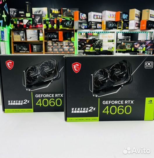 Новая Видеокарта Msi Ventus RTX4060 8GB
