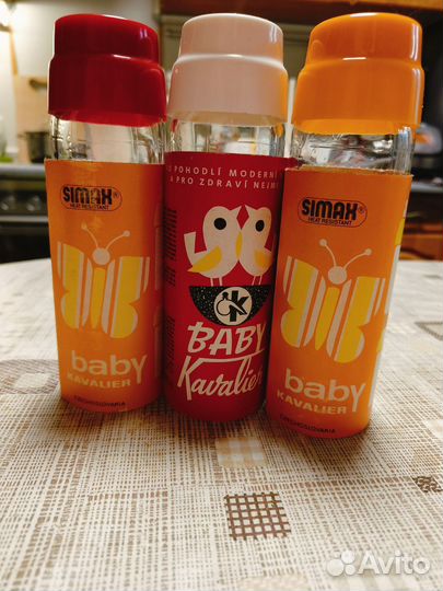 Бутылочка детская стеклянная