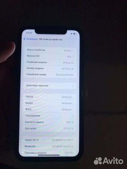 Телефон iPhone хр 128 гб