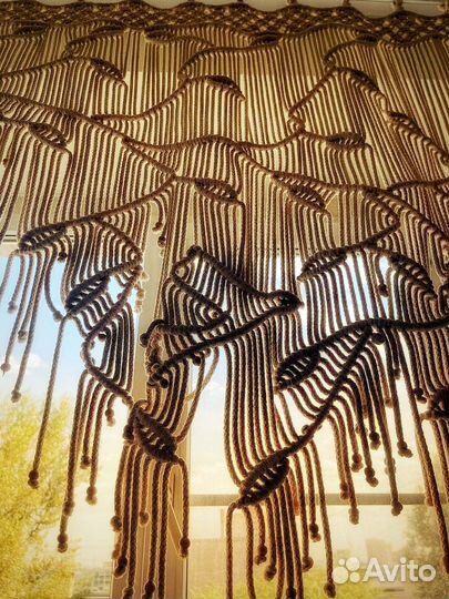 Макраме штора