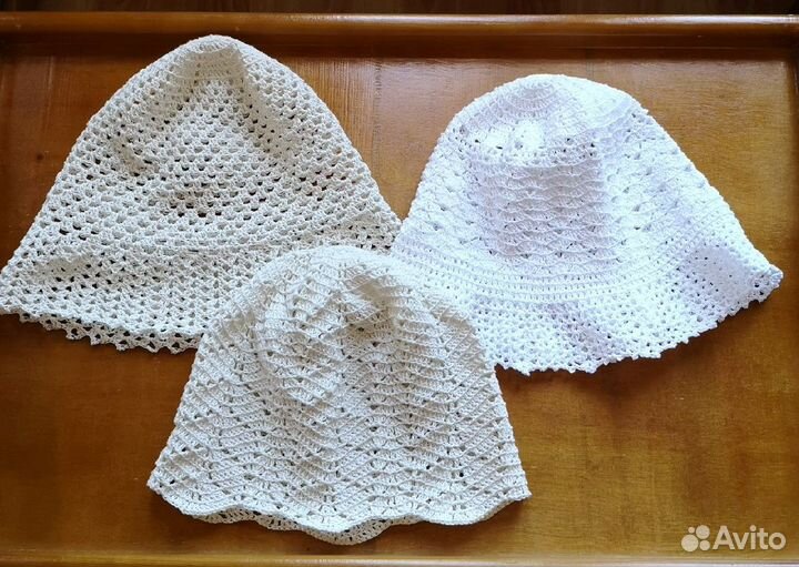 Панамы ручной вязки