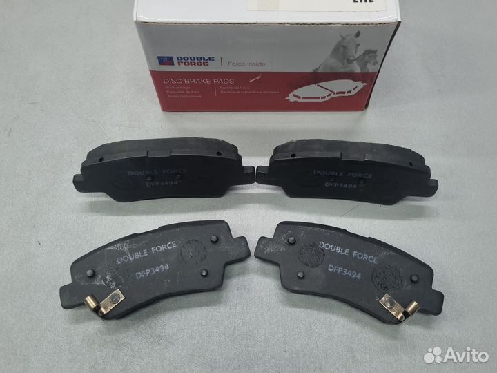 Колодки тормозные задние Solaris / Rio c 2011