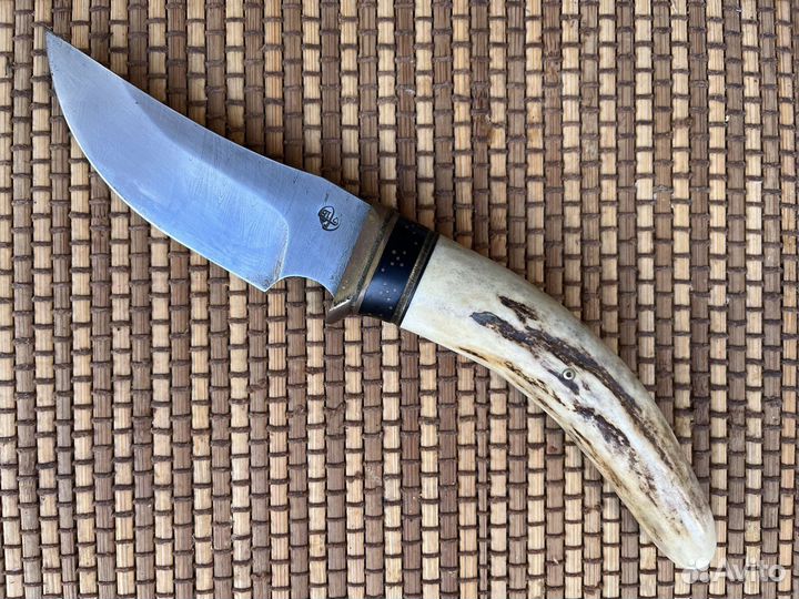 Нож охотничий, дамасская сталь, ручная работа