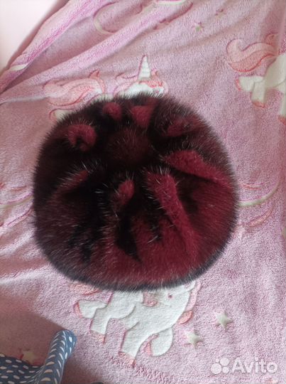 Шапка норковая женская