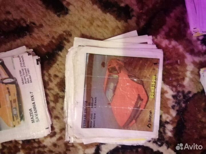 Вкладыши от жвачек