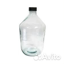 Бутыль стеклянный