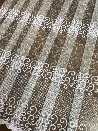Тюль новый на отрез