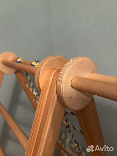 Детский деревянный спортивный комплекс