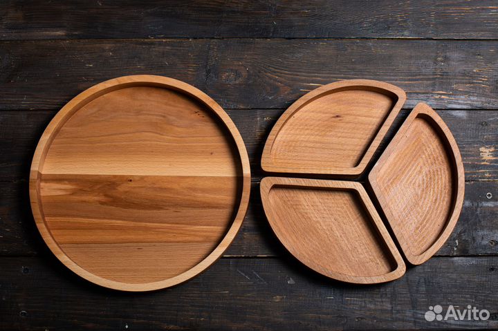 Менажница новая разборная 3 секции + мастика