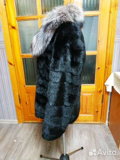 Шуба норковая поперечка 46 48