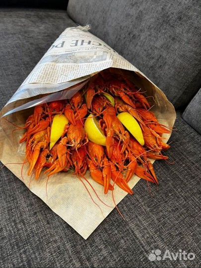 Мужской букет из раков