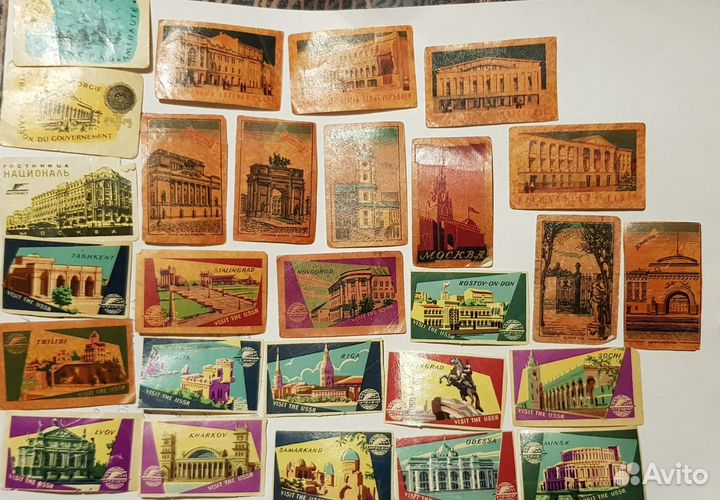 Спичечные этикетки; актеры СССР