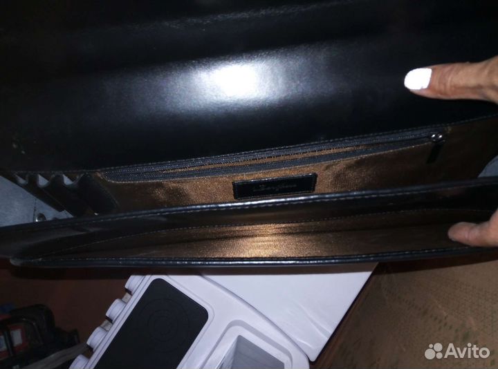 Мужской кожаный портфель новый