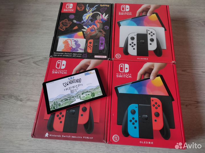 Новые Switch Oled Прошит Чип