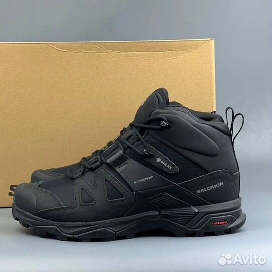 Salomon X Ultra 4 Mid Gtx Black Magnet Pearl Blue