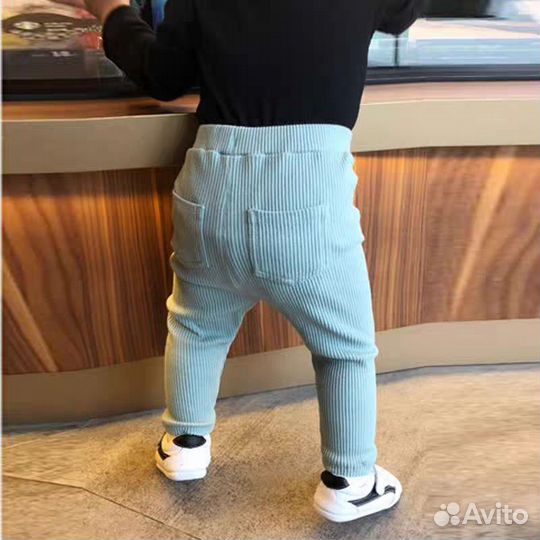 Леггинсы в рубчик для девочки 80,90,100 новые