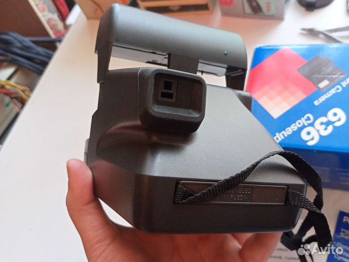 Из 90х фотоаппарат моментальный Polaroid 636