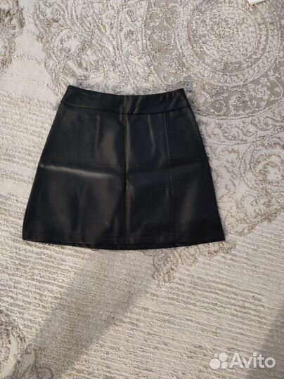 Кожаная юбка