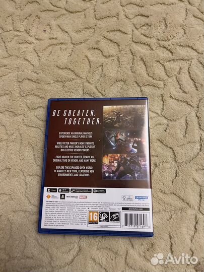 Человек паук 2 ps5 диск