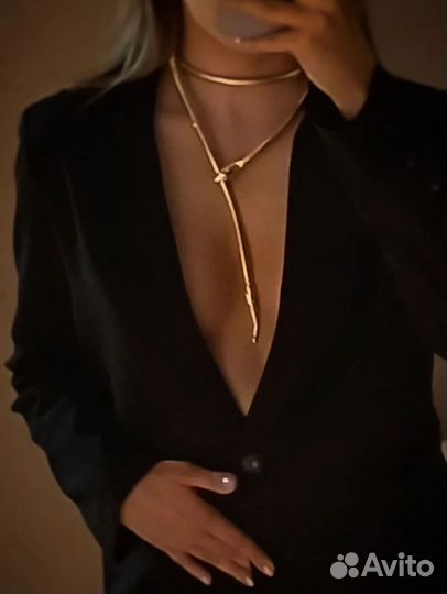 Колье трансформер змея браслет, украшение на шею