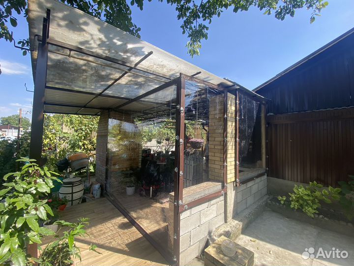 Мягкие окна для беседок террас 001