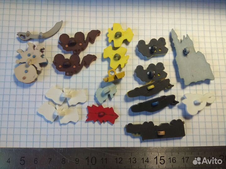 Пуговицы декоративные пакет 18 шт