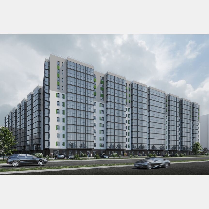 1-к. квартира, 27 м², 10/12 эт.