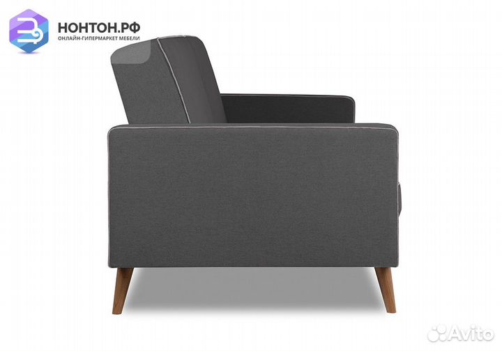 Диван книжка Берус тёмно-серый