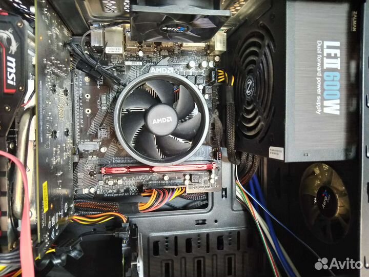 Системный блок ryzen 5,1050ti