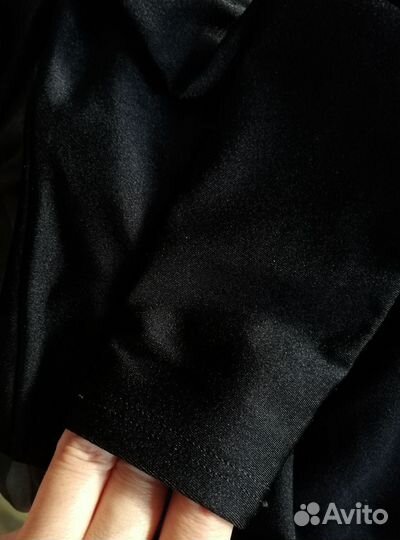 Купальник гимнастический черный