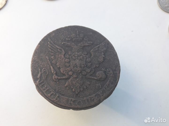 5 копеек 1764г ем