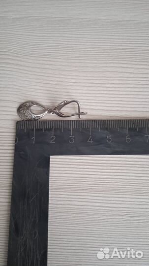 Серьги серебряные