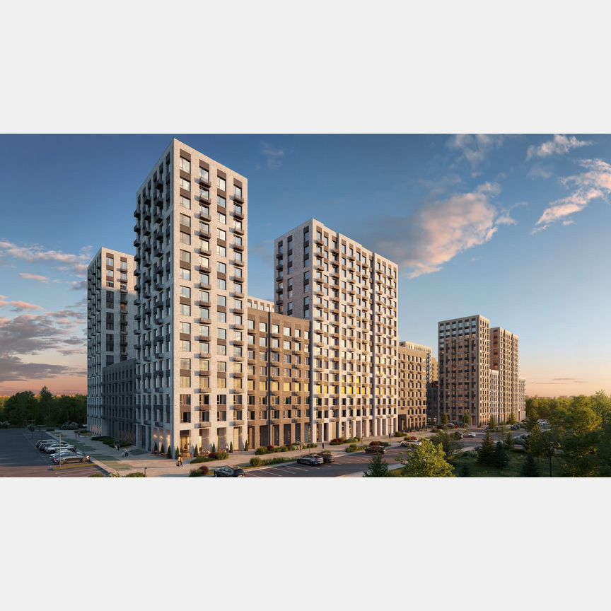 2-к. квартира, 47 м², 2/16 эт.