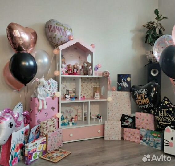 Кукольный домик-полка с ящиком Новый