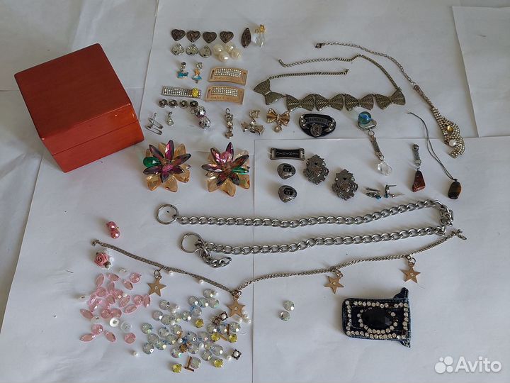 Винтажная бижутерия пакетом