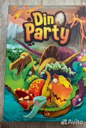 Настольная игра Dino party (Дино пати)