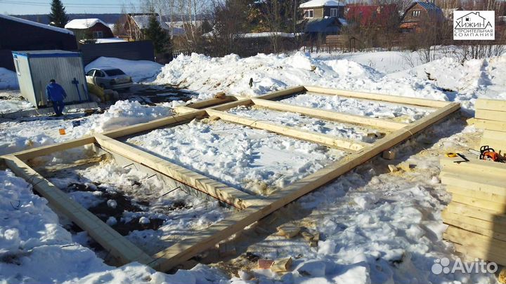 Срубы дома из бруса 6х9 строительство отделка