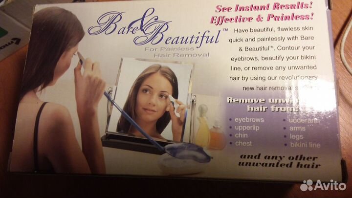 Аппарат для удаления волос на лице и теле