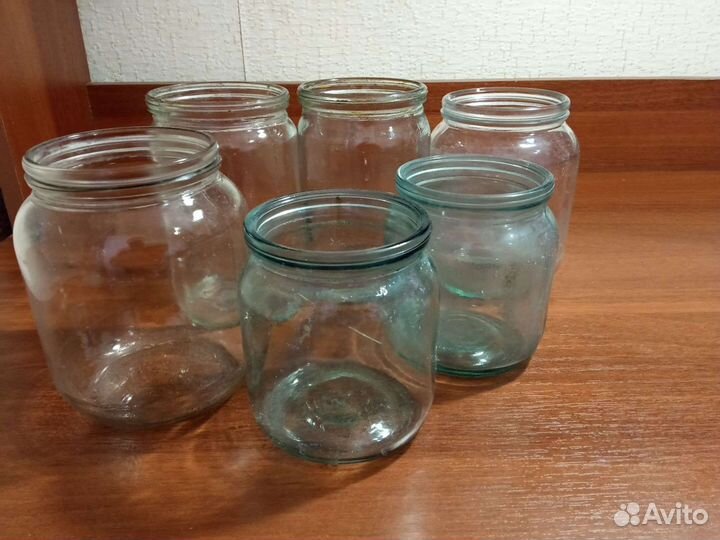 Банки стеклянные 0,5; 0,6; 0,8 л