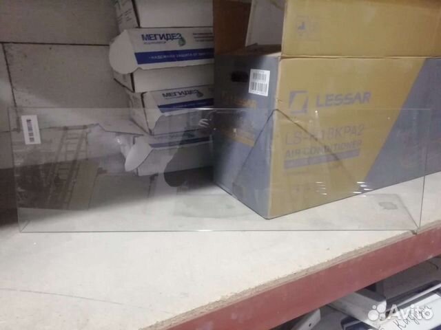 Закаленое стекло 29,5 х 96,5 х 0,5